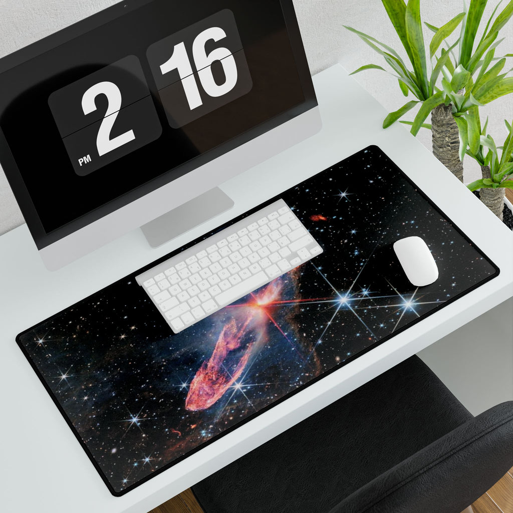 Galaxy Nebula Desk Mat | Space Stars Cosmic Mousepad