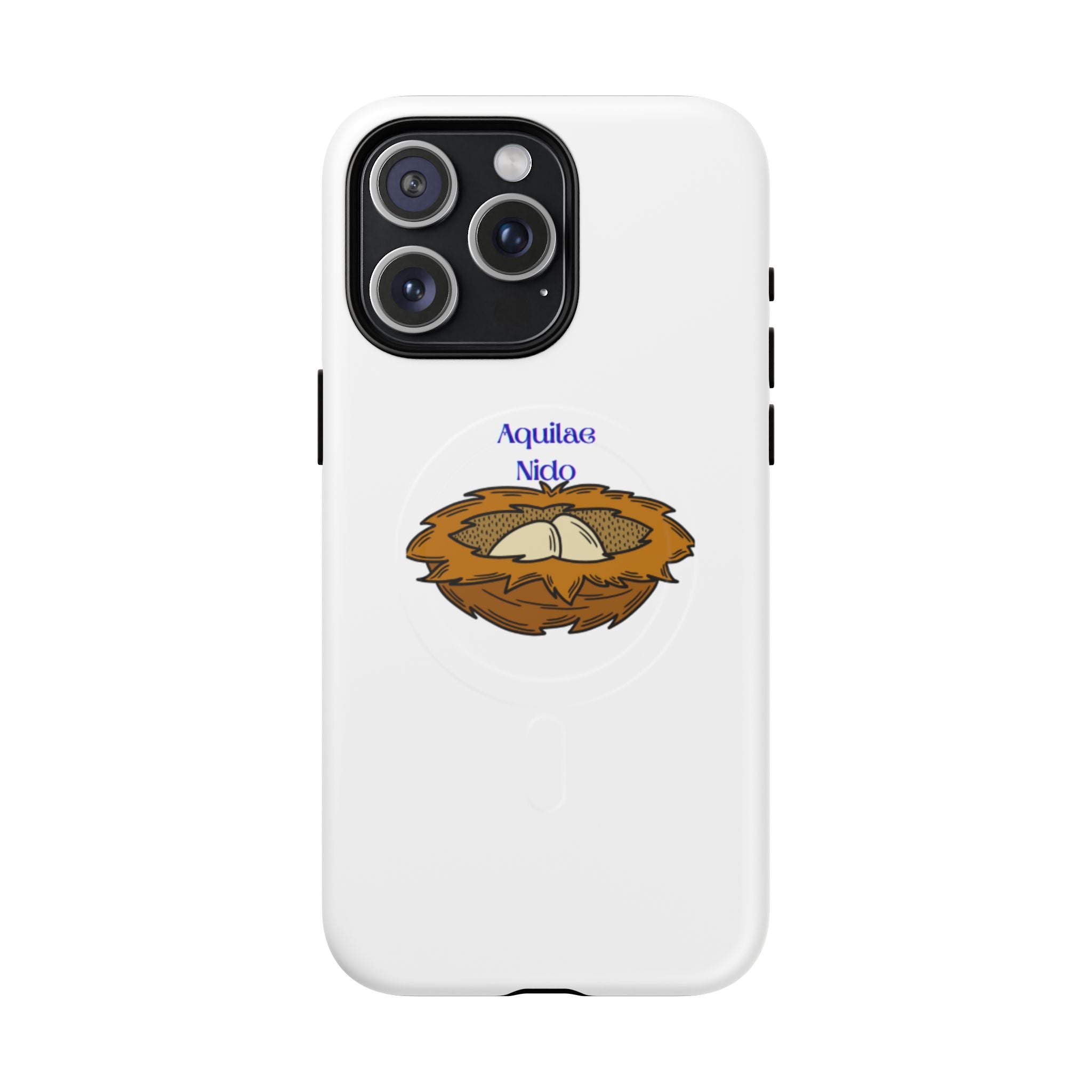 Coque de téléphone illustration nid d'oiseau | Coque magnétique robuste