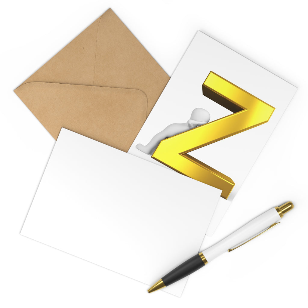 Letter Z Postcards (7 pcs)
