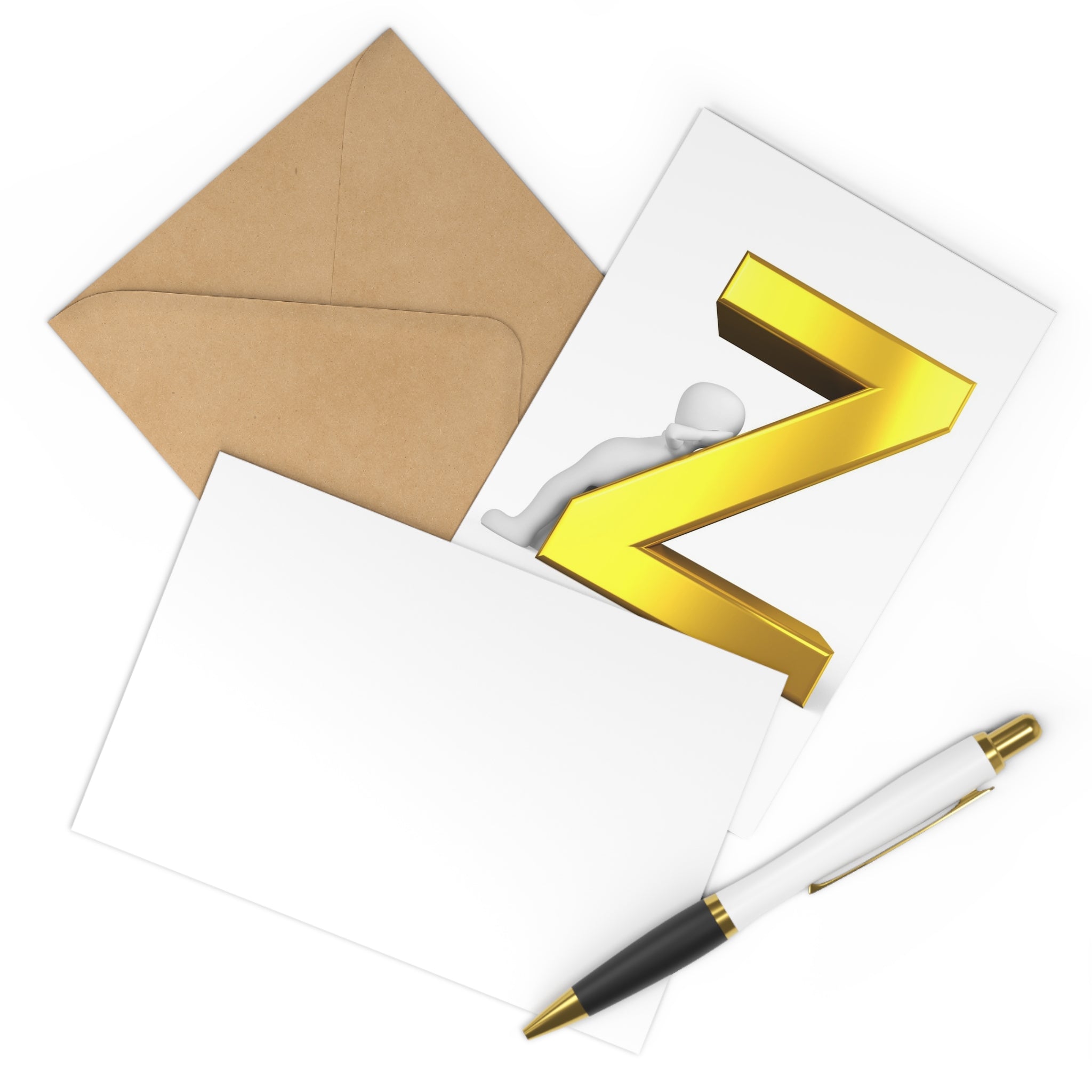 Letter Z Postcards (7 pcs)