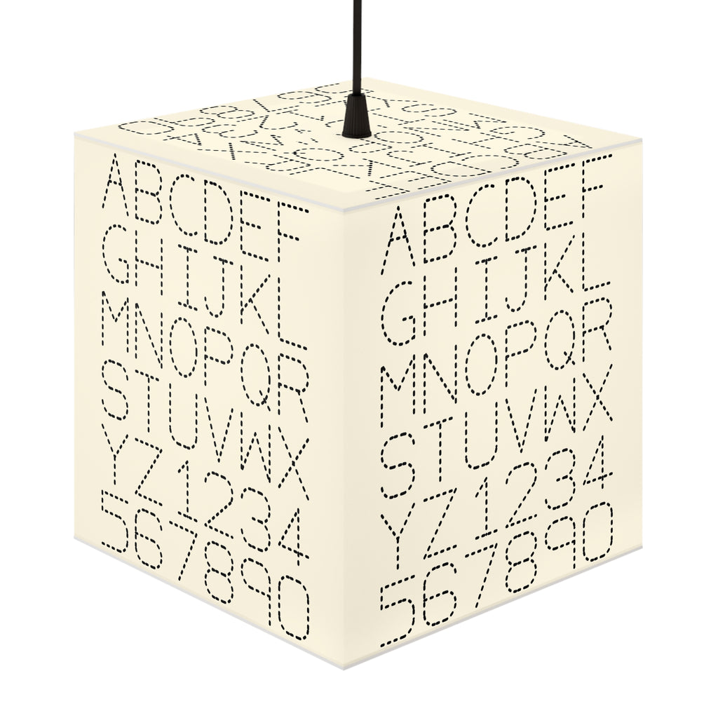 Dotted Alphabet Light Cube Lamp | ABC 123 Nursery Nightlight