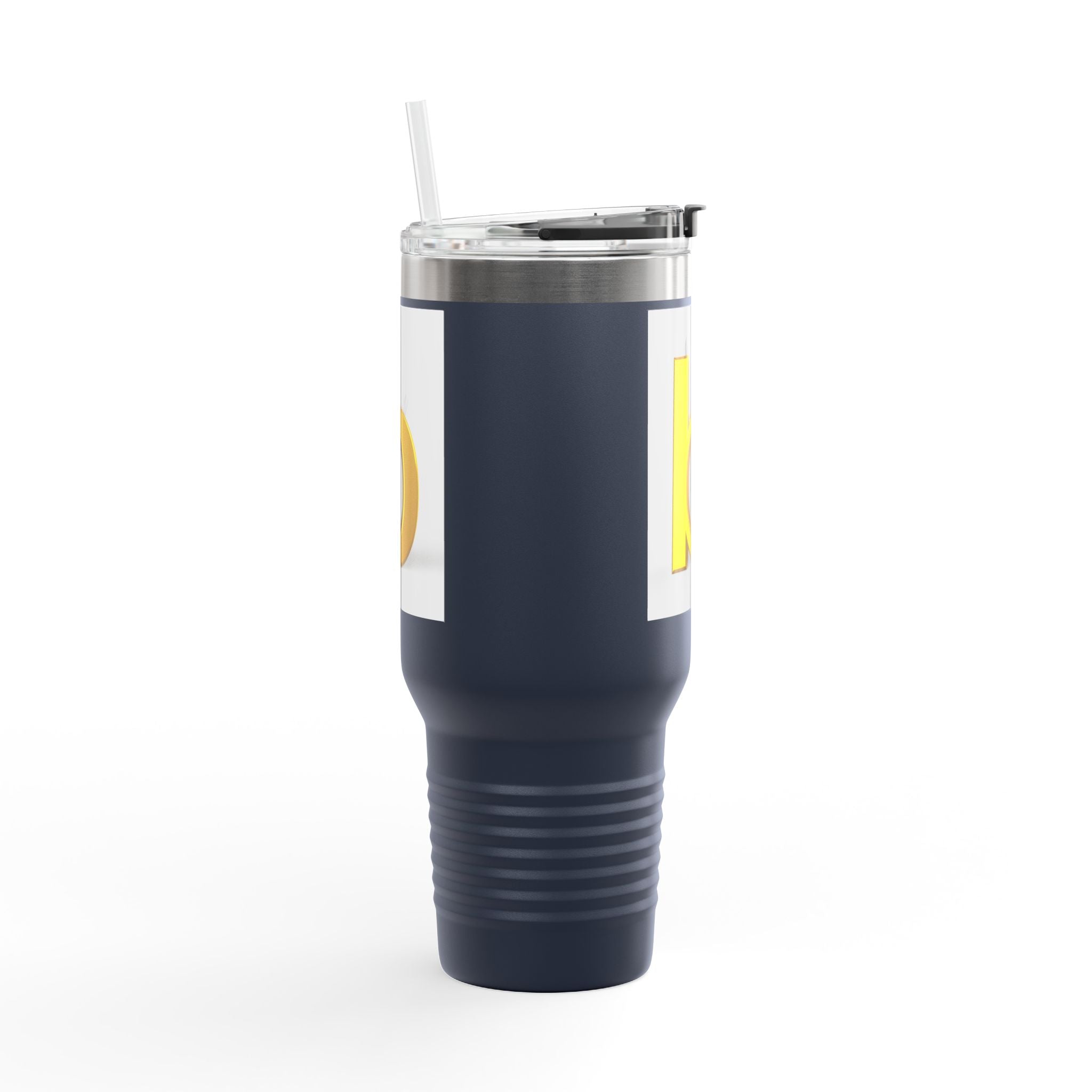 Mug de Voyage Lettre B 3D Dorée | Gobelet Isotherme 40oz avec Poignée