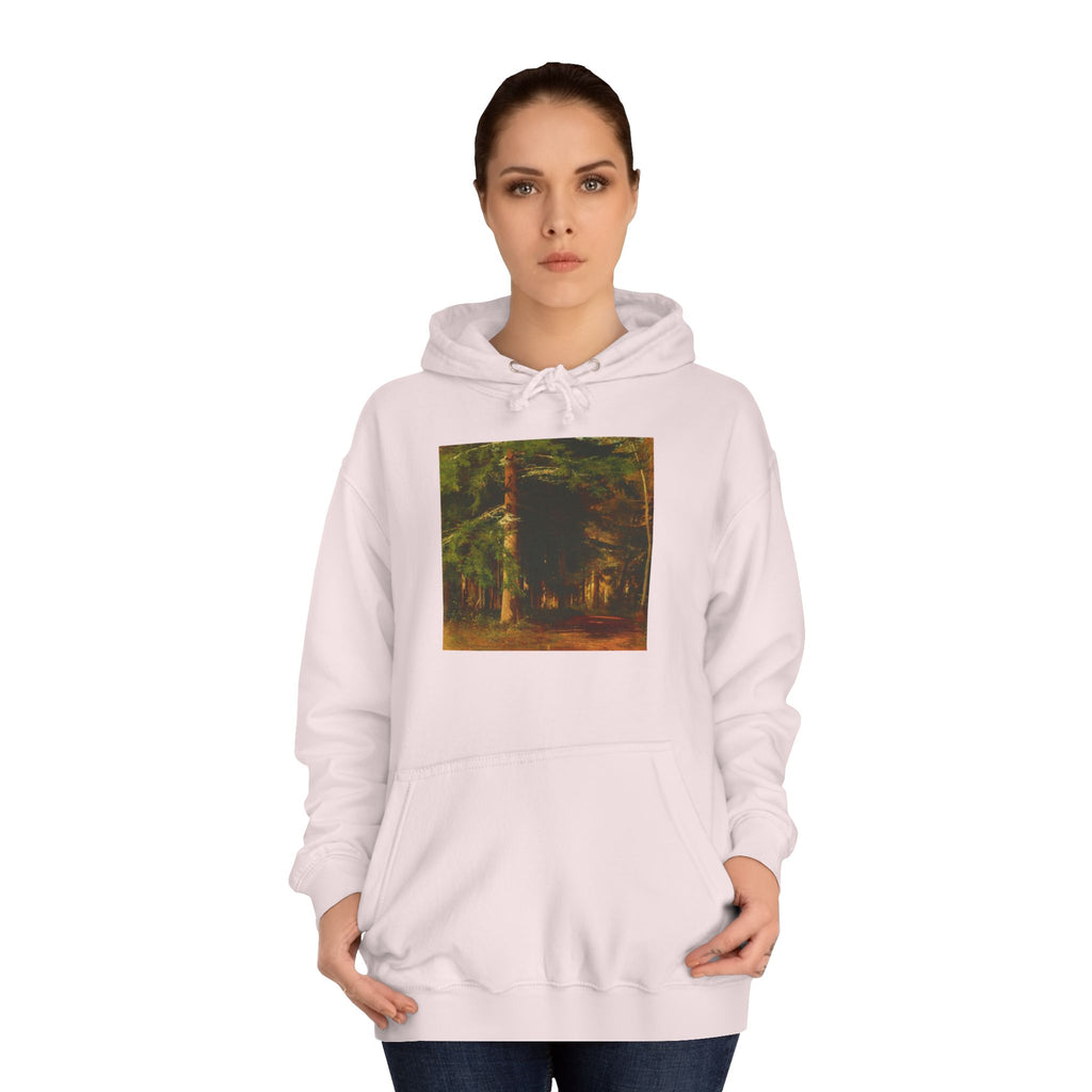 Forest Painting Hoodie | Vintage Woodland Trees Sweatshirt