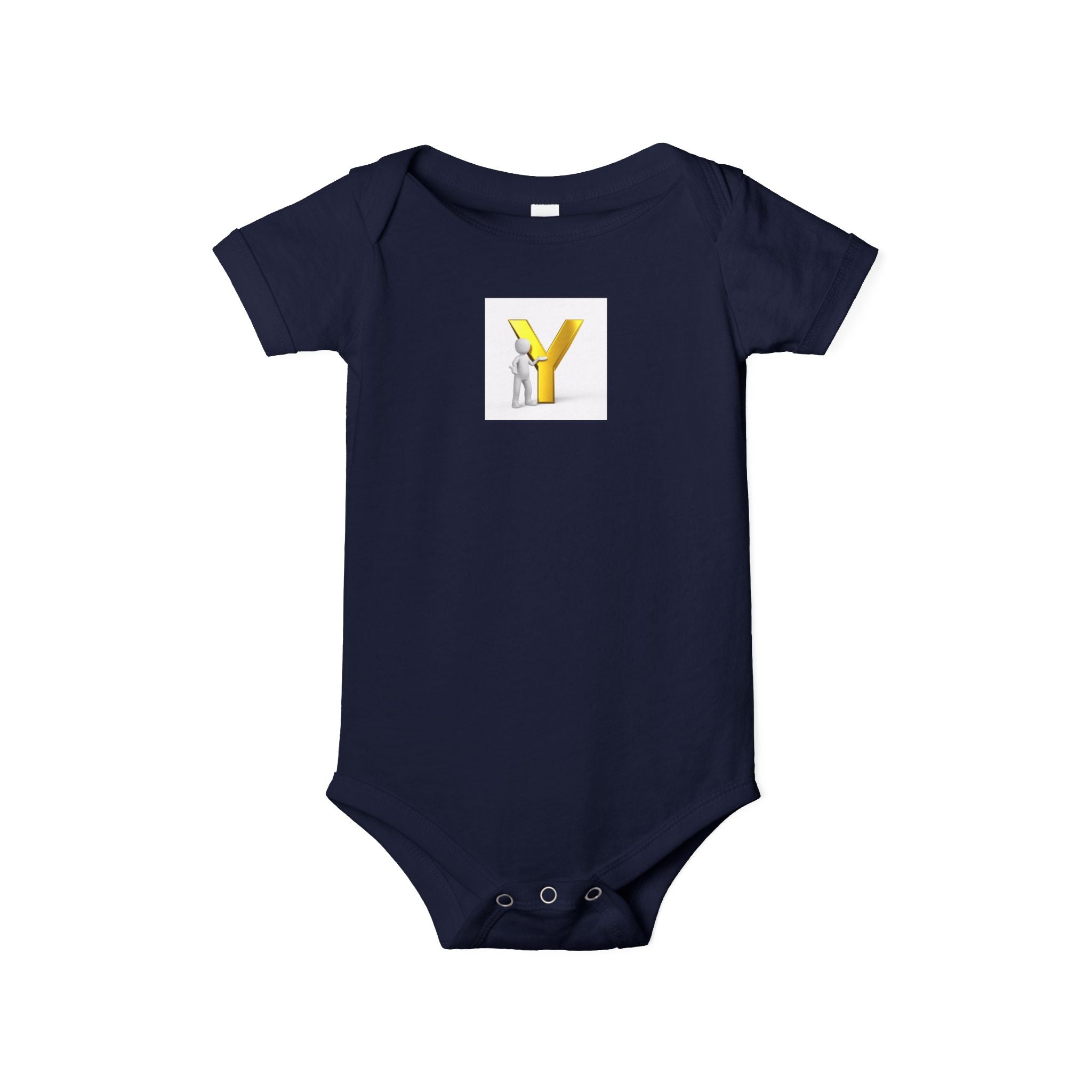 Body Bébé Jaune Lettre Y | Monogramme Body Bébé