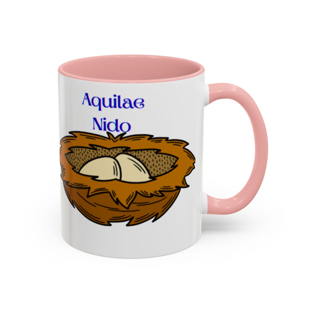 Mug illustré Nid d'Aquilae | Mug à Anse Colorée 11 oz 15 oz