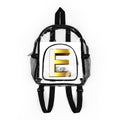 Gold Letter E Clear Stadium Backpack | Transparent School Bag