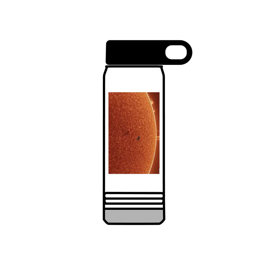 Sun Surface Photograph Water Bottle | Solar Sunspot 20oz