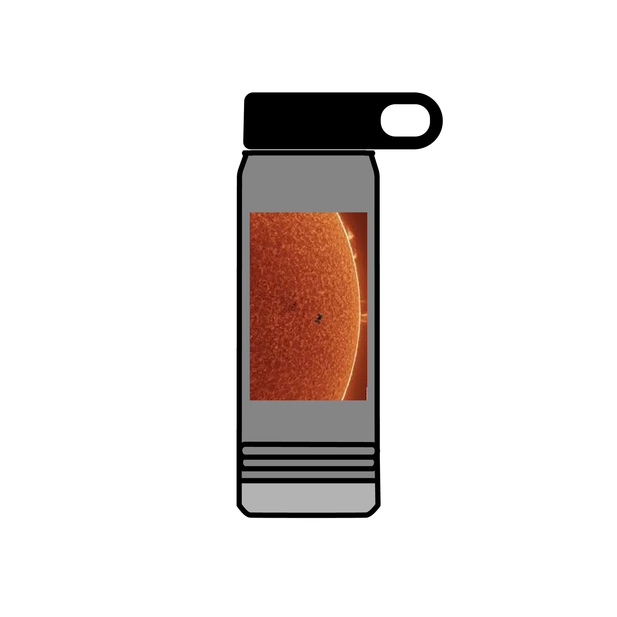 Sun Surface Photograph Water Bottle | Solar Sunspot 20oz