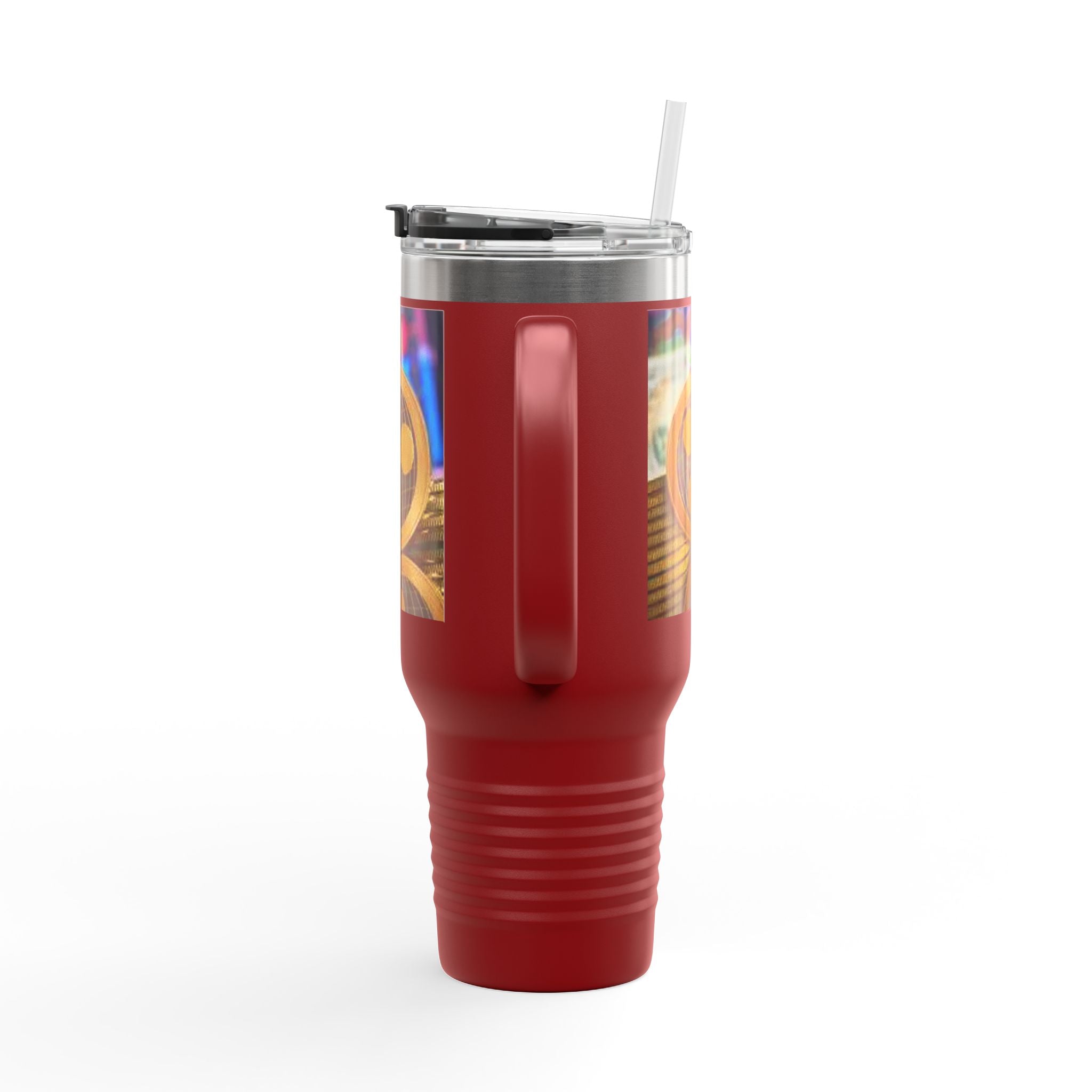 Ripple Crypto Coin Stack Insulated Travel Mug | 40oz
