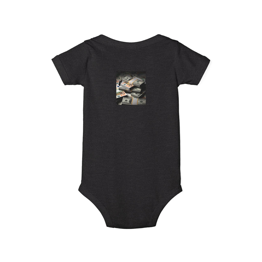 Stack Of Cash Infant Onesie | Baby Bodysuit Photography Print