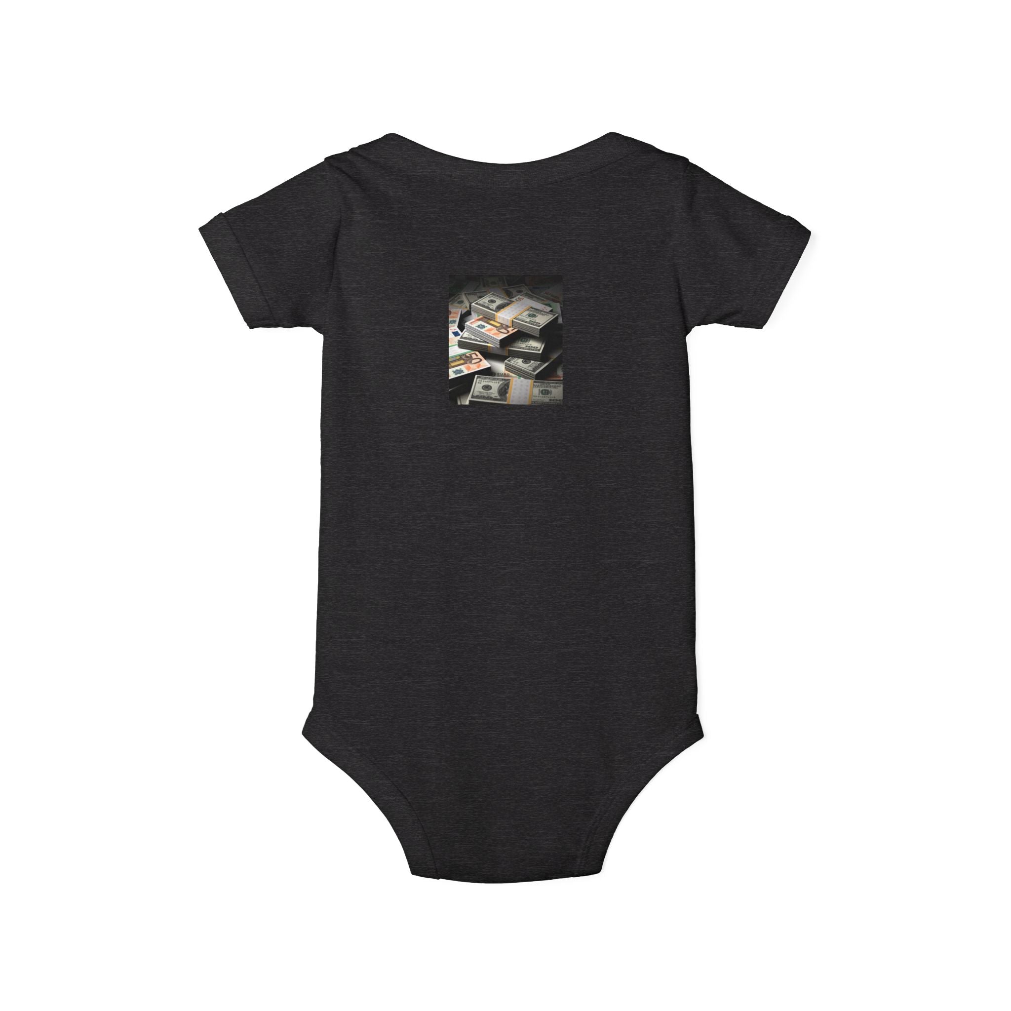 Stack Of Cash Infant Onesie | Baby Bodysuit Photography Print