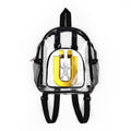 Yellow 3D Letter Ü Clear Stadium Backpack | Transparent School Bag