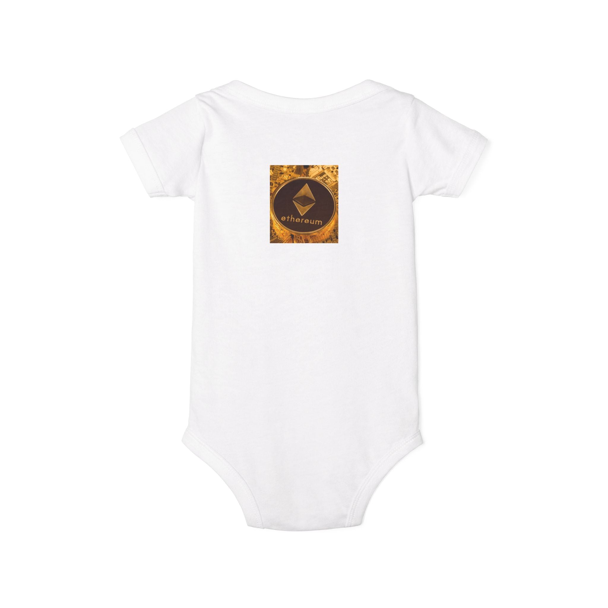 Ethereum Logo Infant Onesie | Crypto Baby Bodysuit