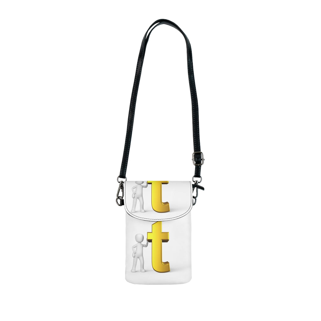 3D Letter T Design Small Cell Phone Wallet | Crossbody Pouch