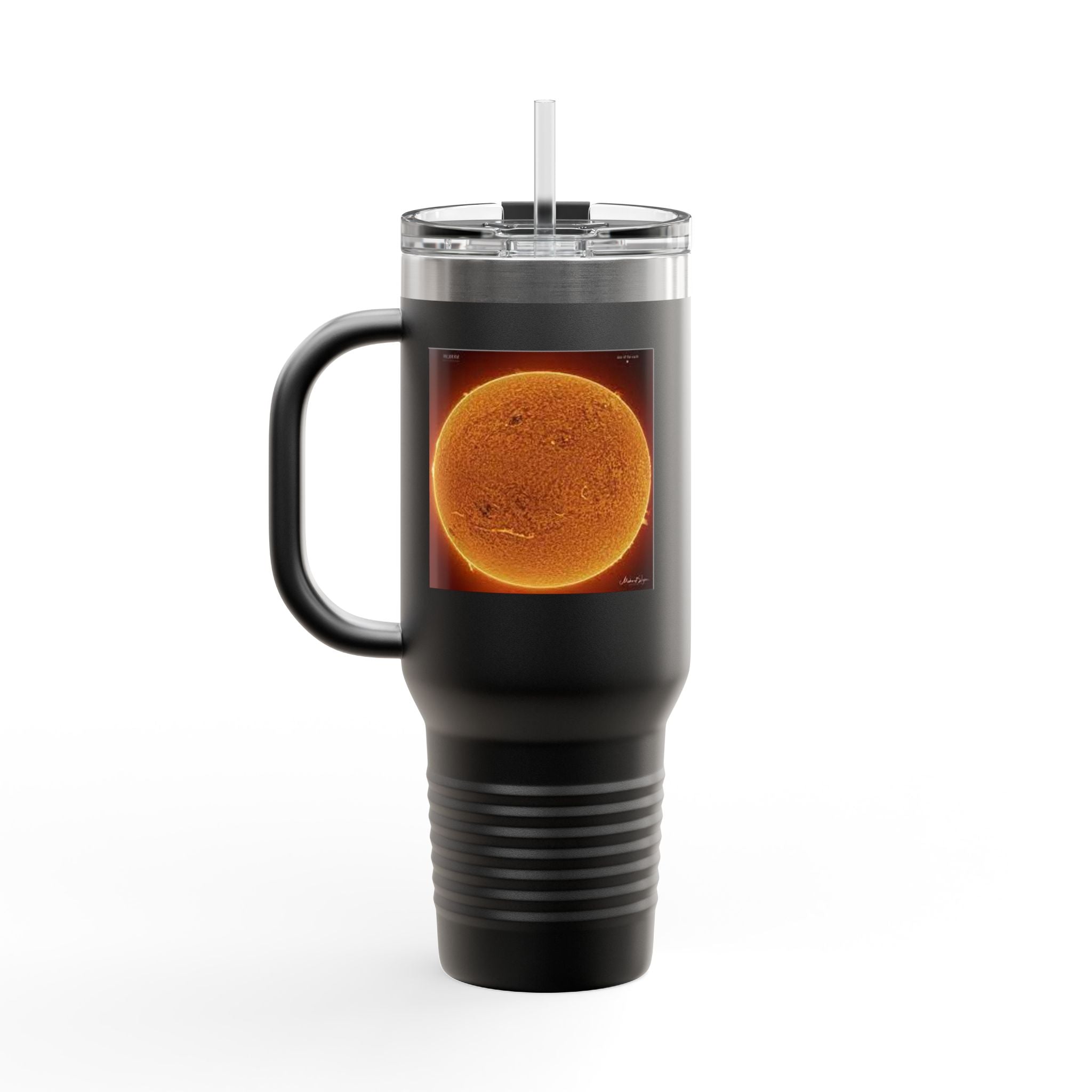 Sun Photo Travel Mug 40oz | Solar Disc Stainless Insulated Tumbler