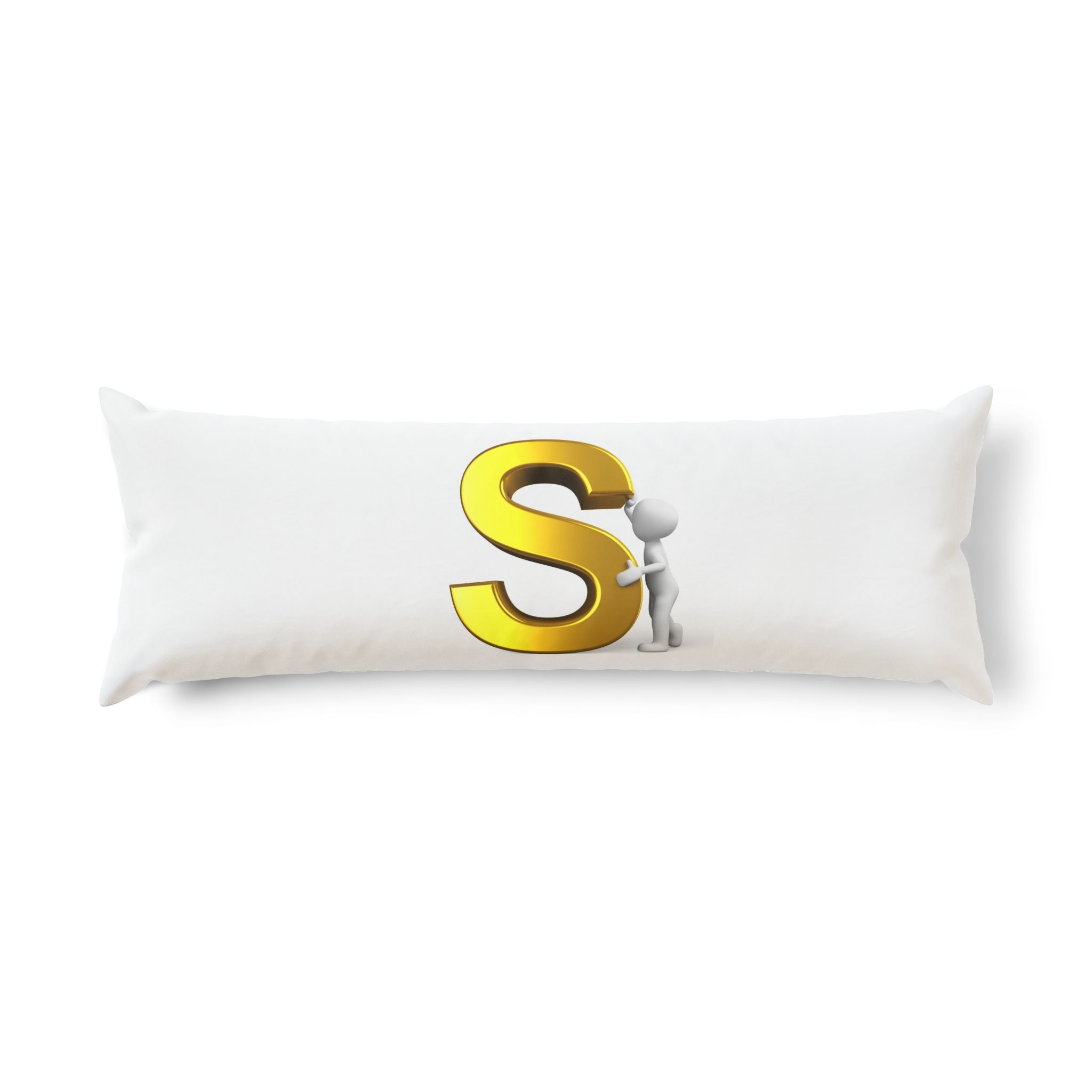 Coussin de corps | Lettre S 3D