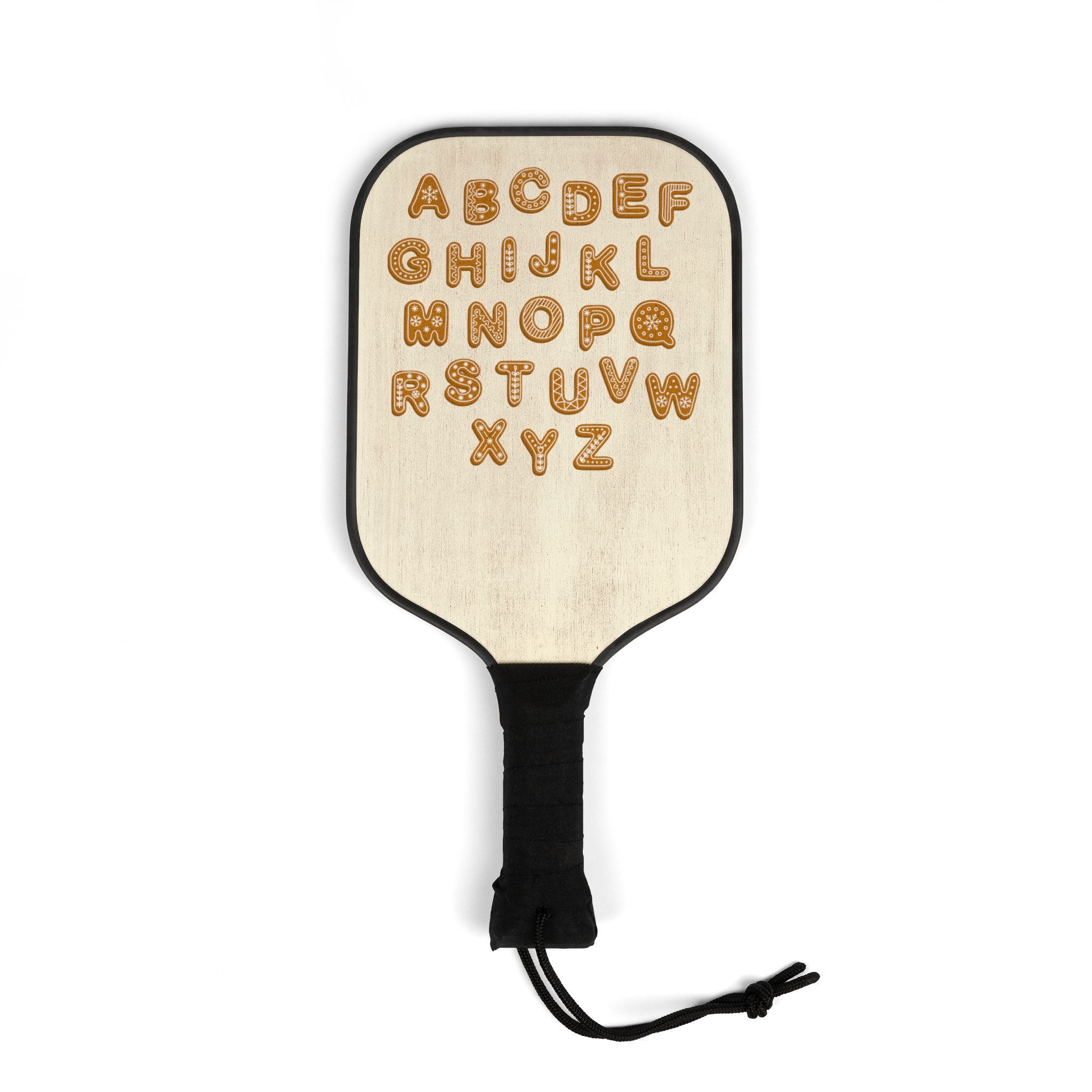 Alphabet Cookie Pickleball Paddle, Pickleball Paddle
