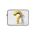 Question Mark Character Laptop Sleeve | Curious Thinking Design