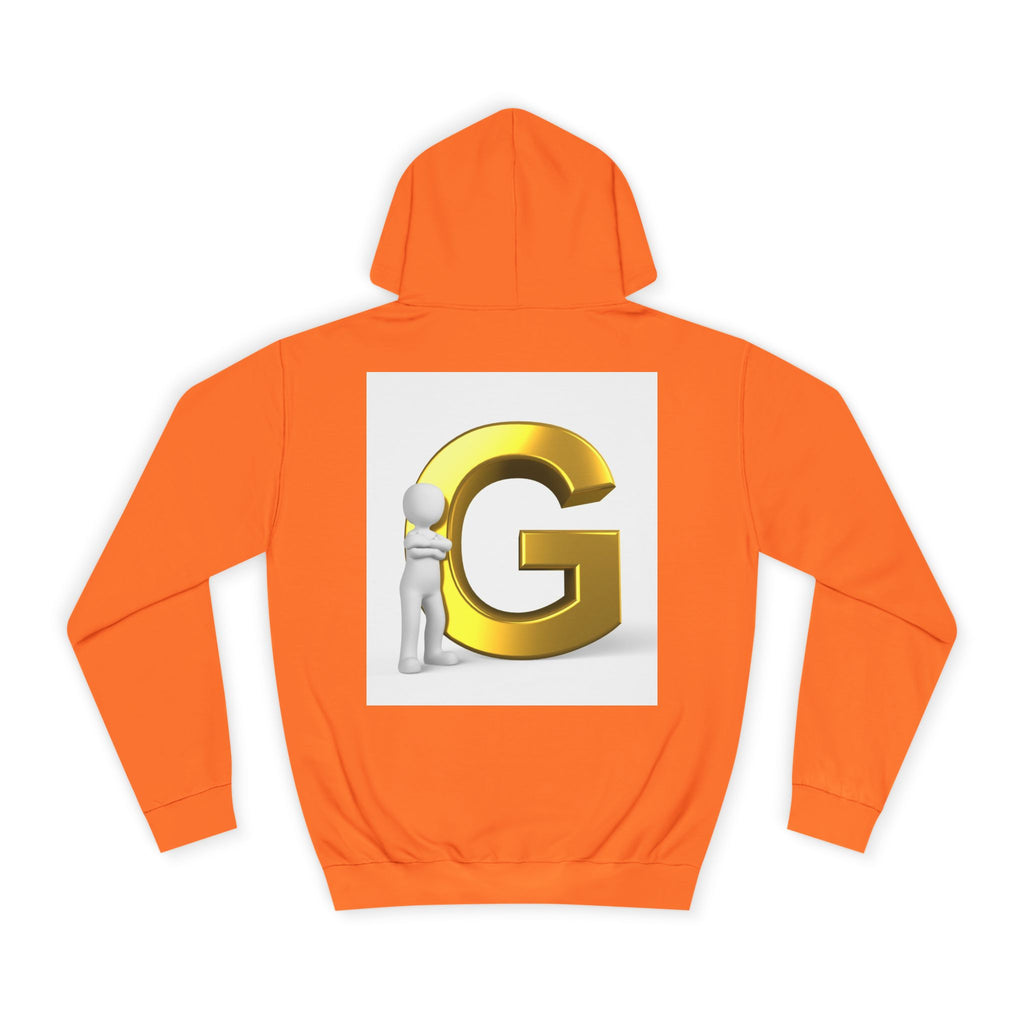 Gold Letter G Hoodie | Initial G Monogram sweatshirt