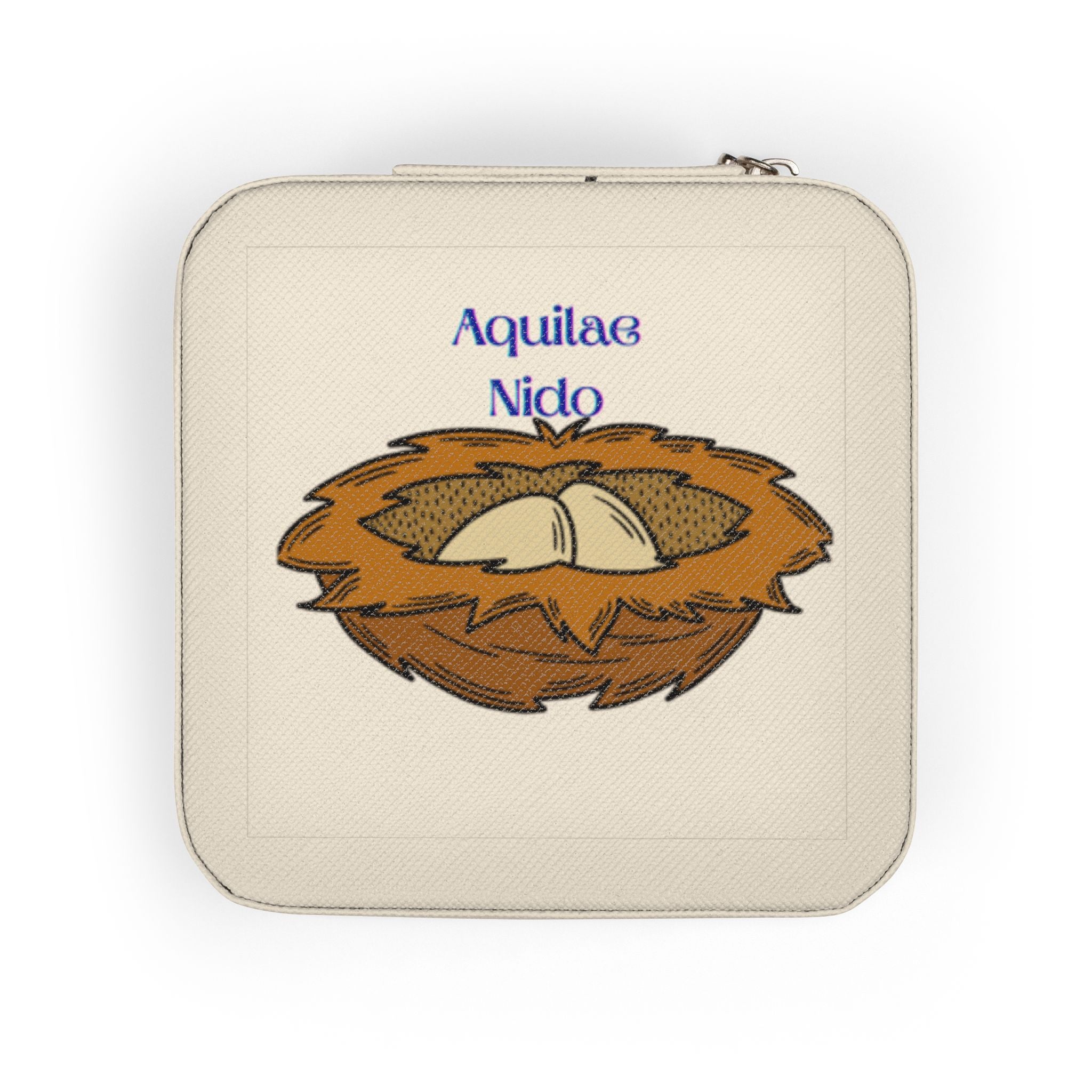 Eagle Nest Illustration Jewelry Travel Case | Zodiac Compact Organizer