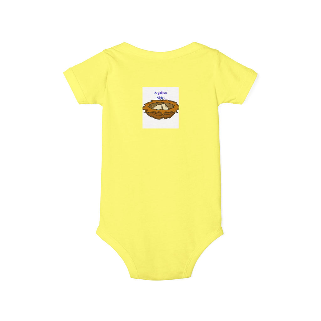 Baby Bird Nest Onesie | Infant One Piece with Nest Illustration