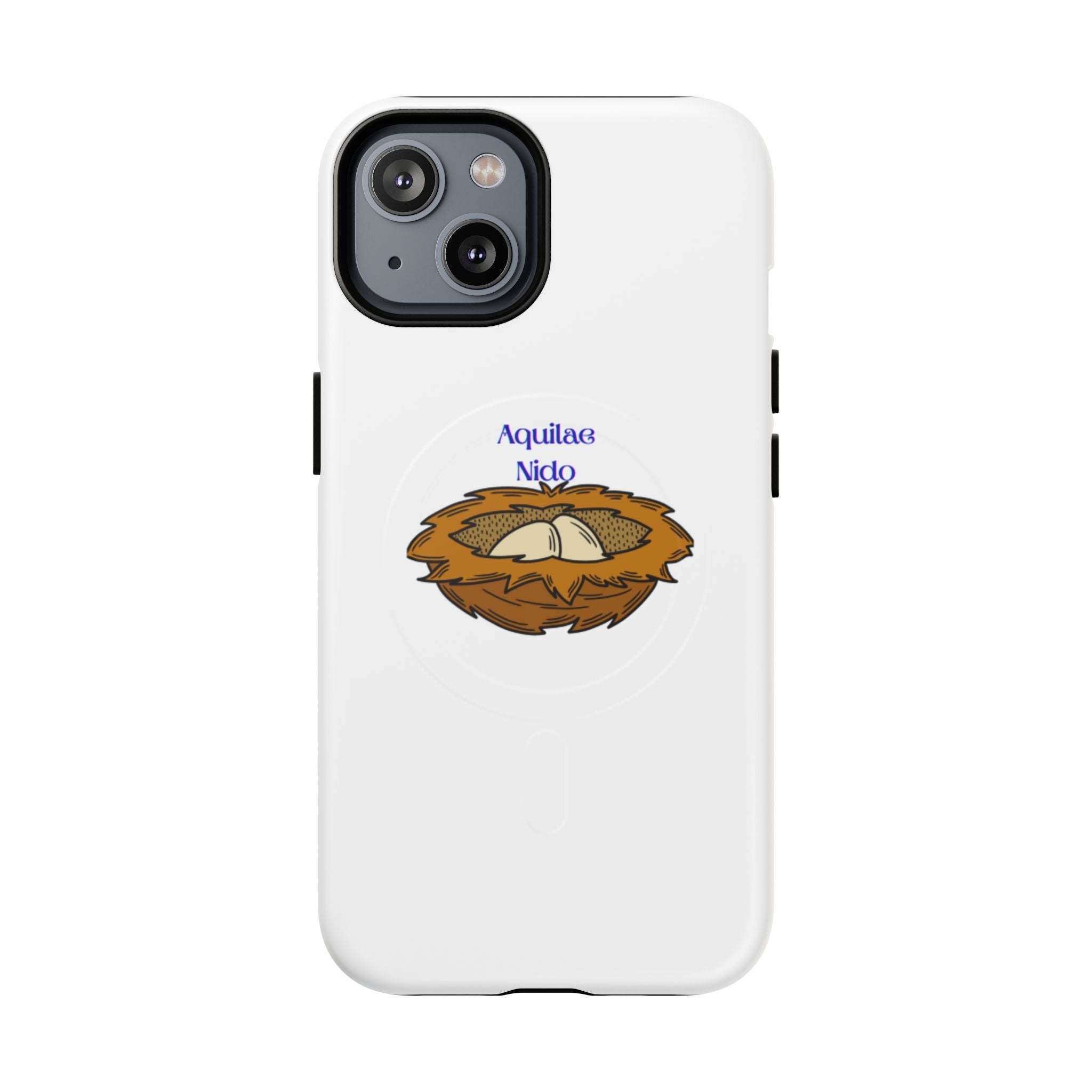 Coque de téléphone illustration nid d'oiseau | Coque magnétique robuste
