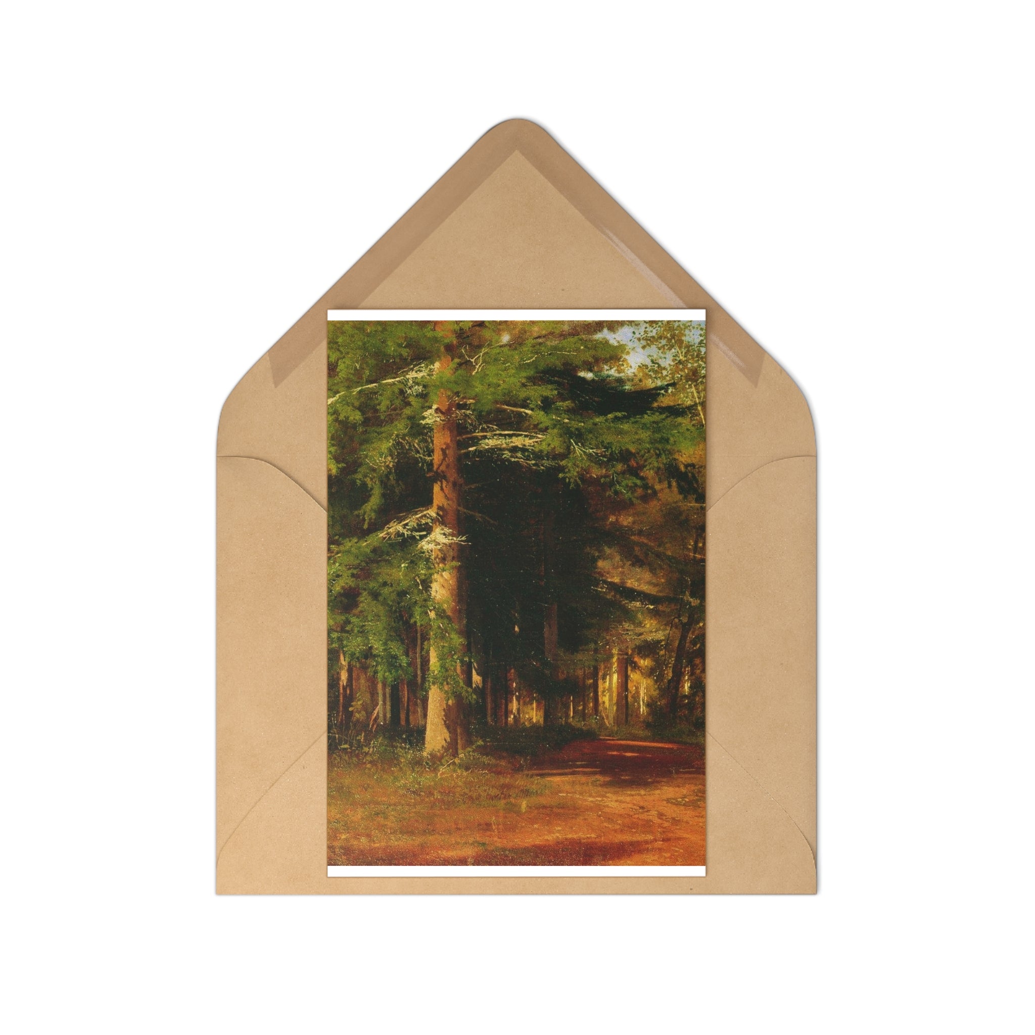 Forest Path Postcards | Vintage Landscape Art, Set of 7