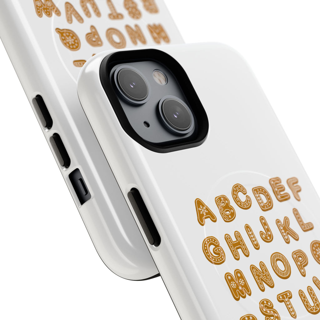 Cookie Alphabet Phone Case | Tough Magnetic Case, Cute Lettering