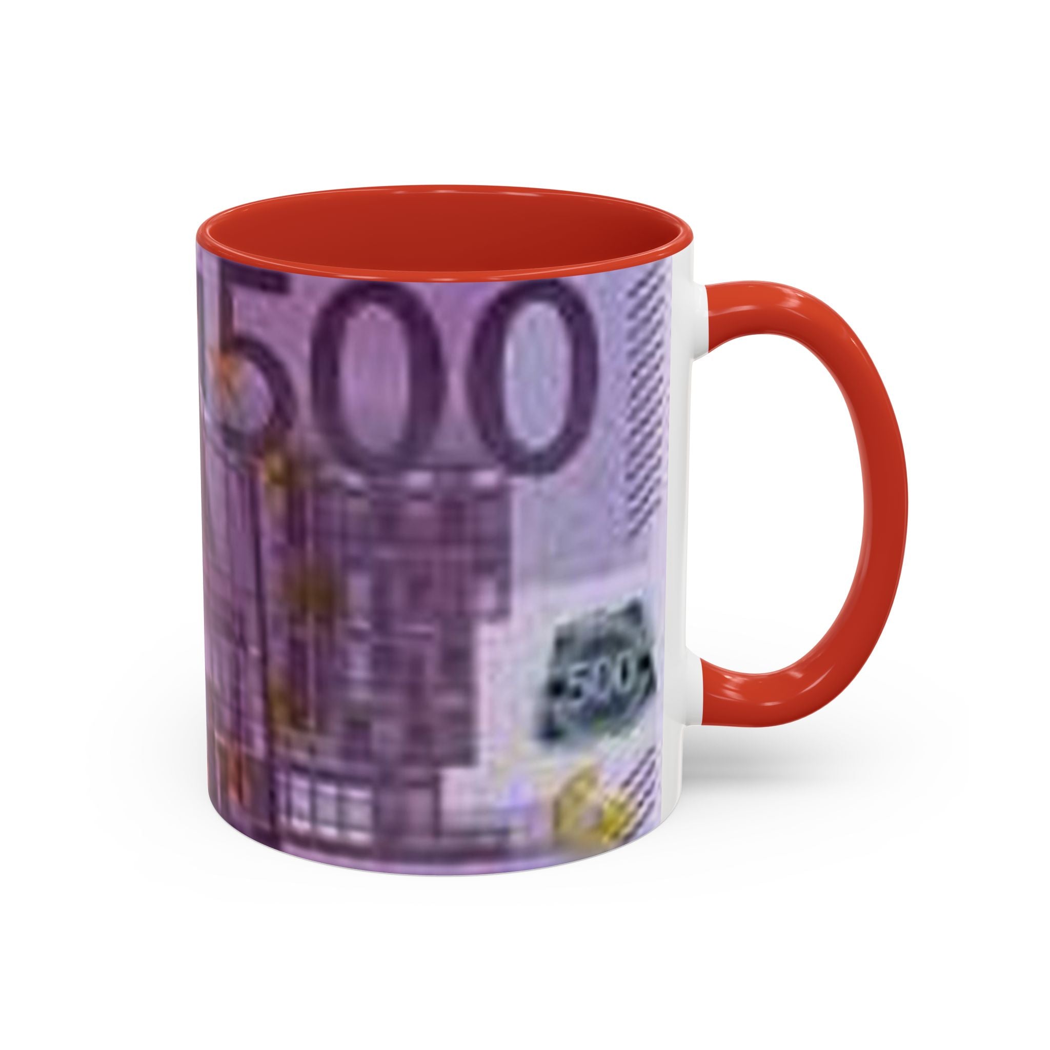 500 Euro Banknote Tasse | Akzent-Kaffeetasse 11oz 15oz
