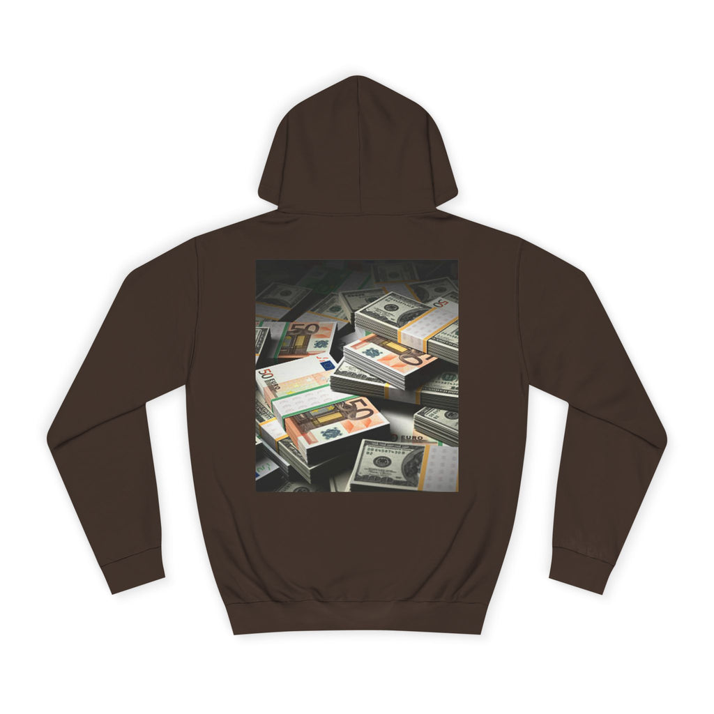 Stacked Cash Money Hoodie | Vintage Banknote Print, Stacks of Dollars