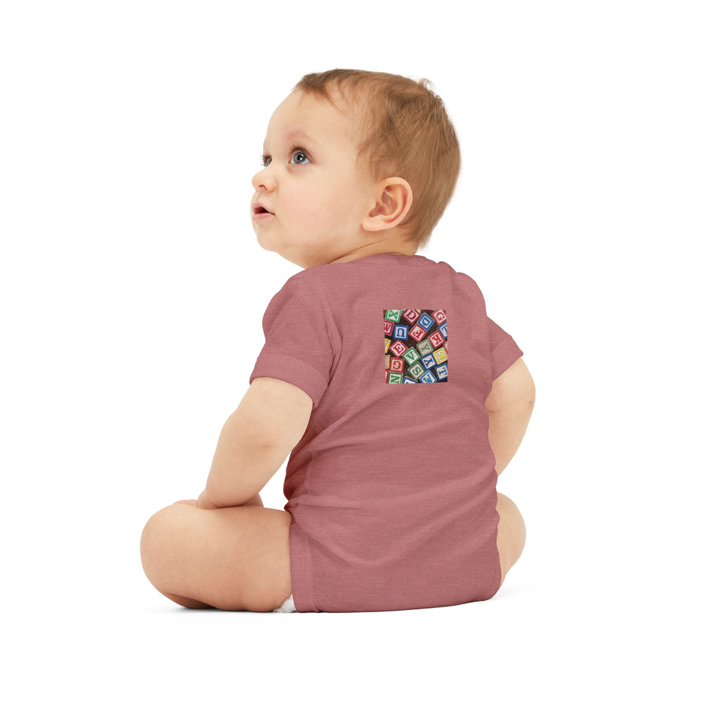 Colorful Alphabet Blocks Infant One Piece | Baby Bodysuit