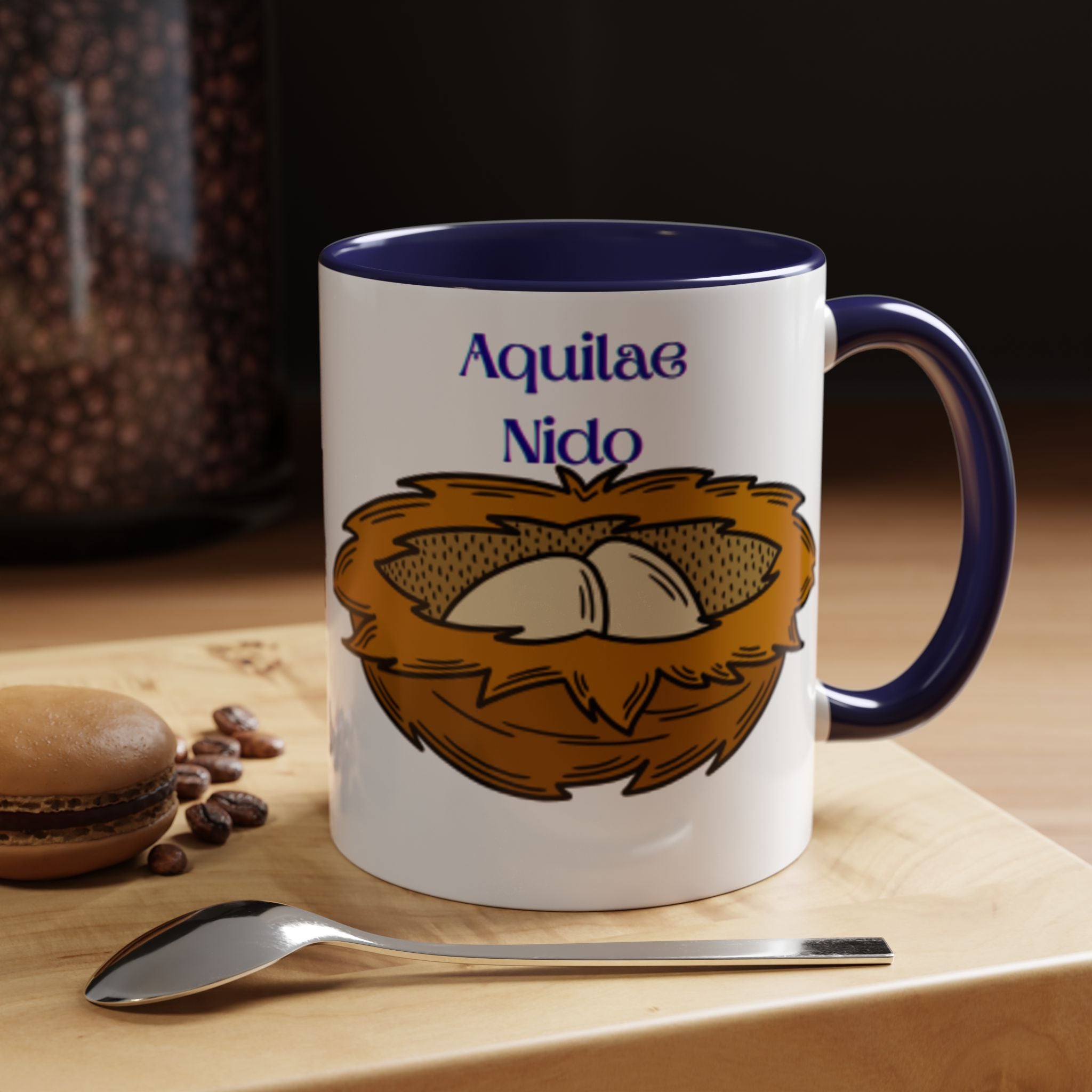 Mug illustré Nid d'Aquilae | Mug à Anse Colorée 11 oz 15 oz