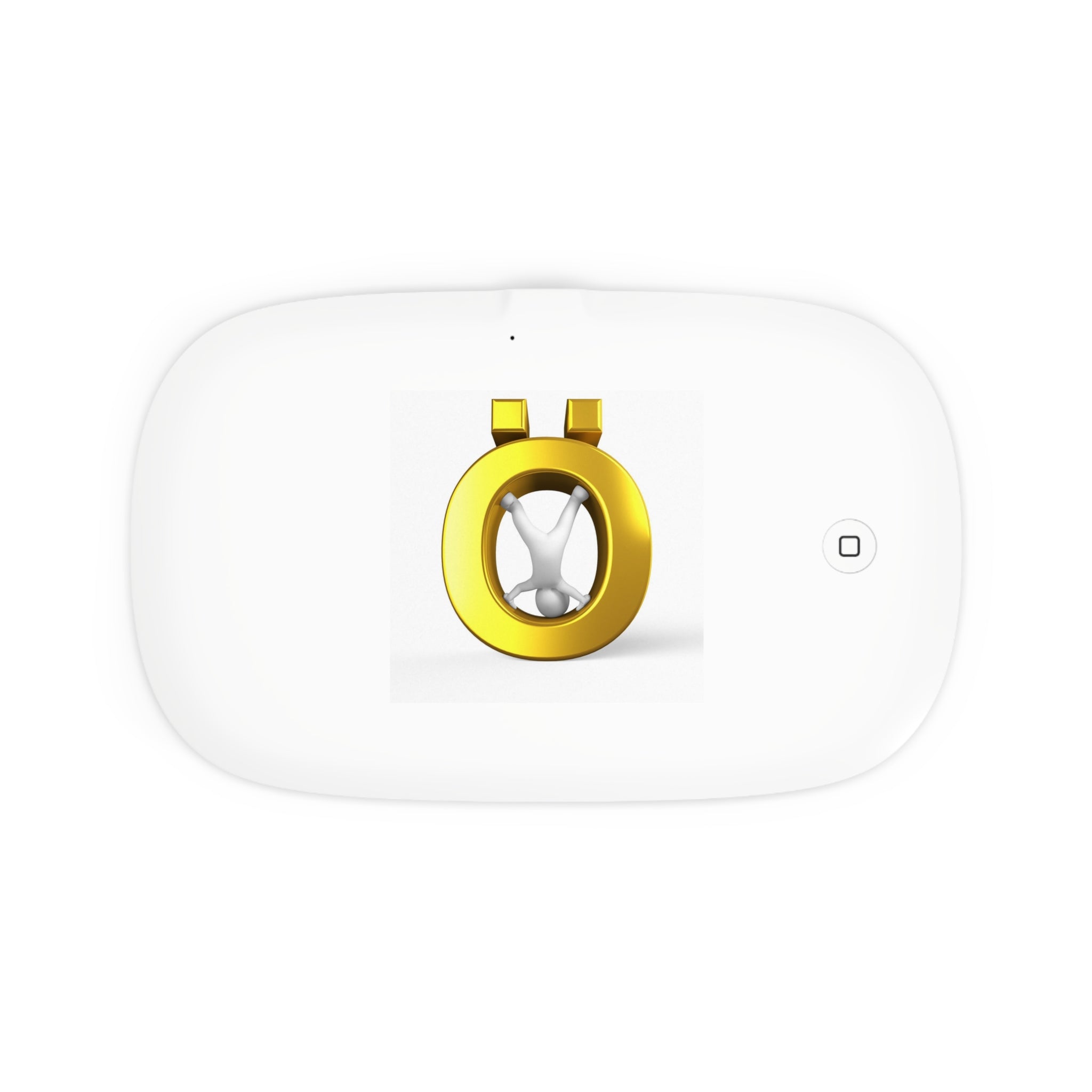 Gold Letter Ö Phone Sanitizer and Wireless Charging Pad