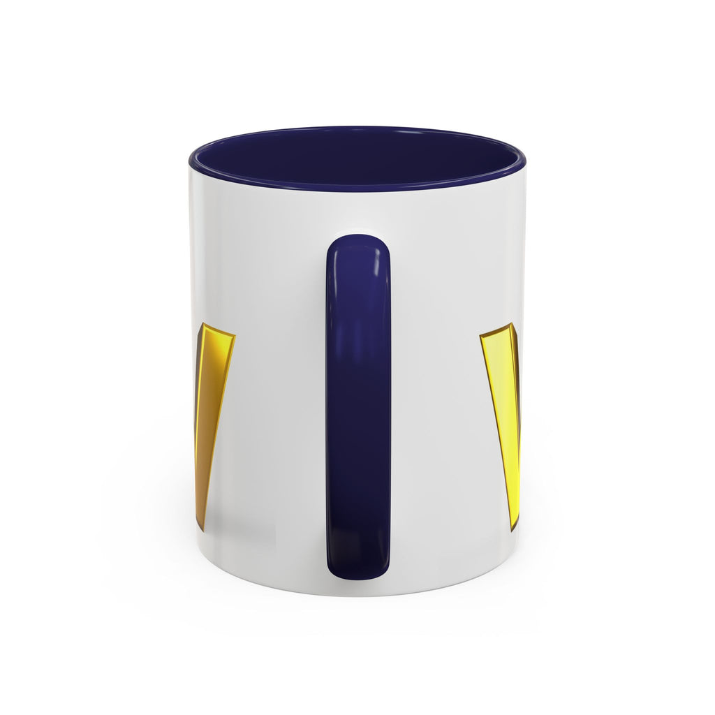 3D Letter W with Sitting Figure Mug | Accent Coffee Mug