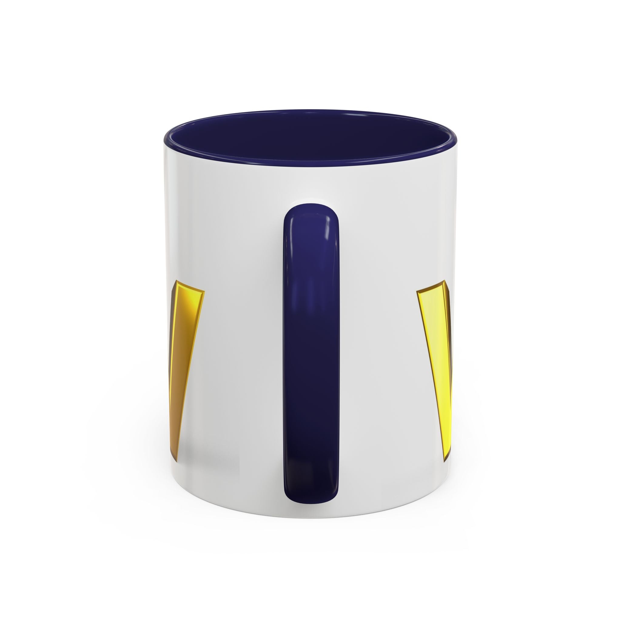 3D Letter W with Sitting Figure Mug | Accent Coffee Mug