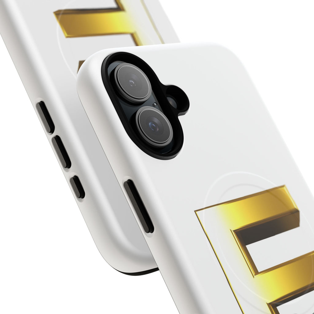 Gold Letter E monogram Phone Case | Magnetic Tough Case