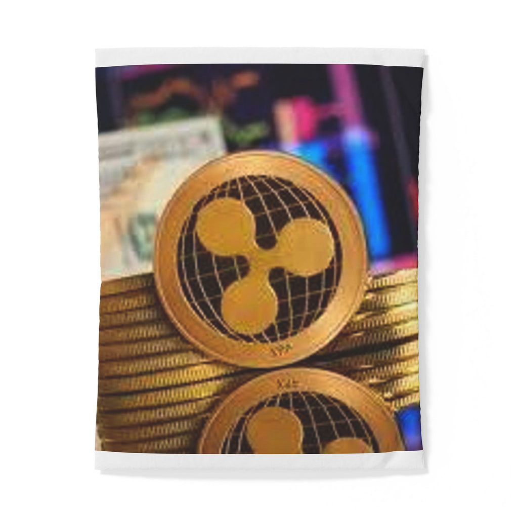 Ripple Crypto Coin duvet cover | XRP digital currency bed decor
