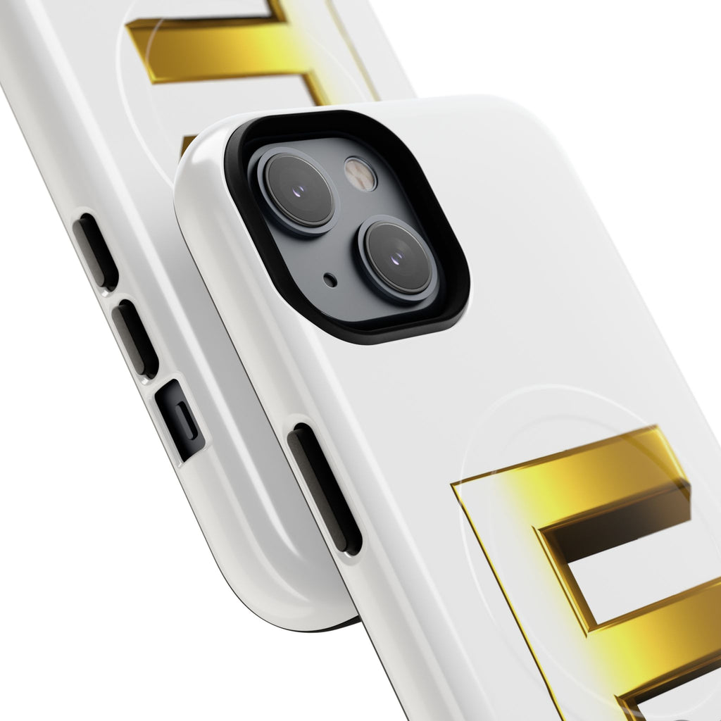 Gold Letter E monogram Phone Case | Magnetic Tough Case