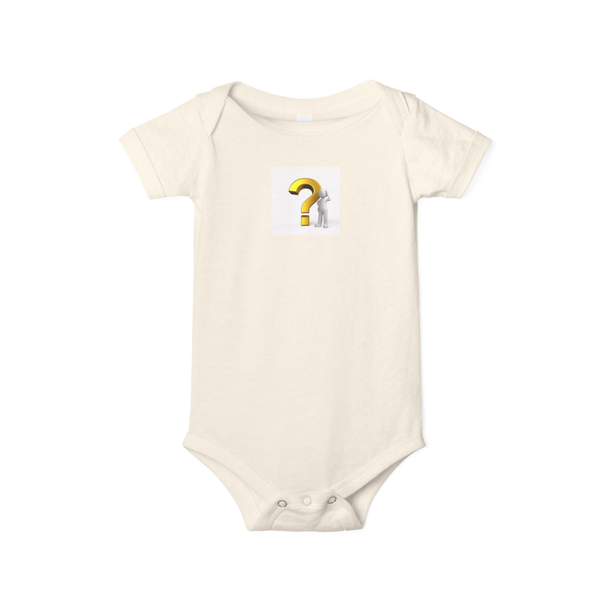 Body pour bébé avec point d'interrogation doré | Barboteuse bébé curieux