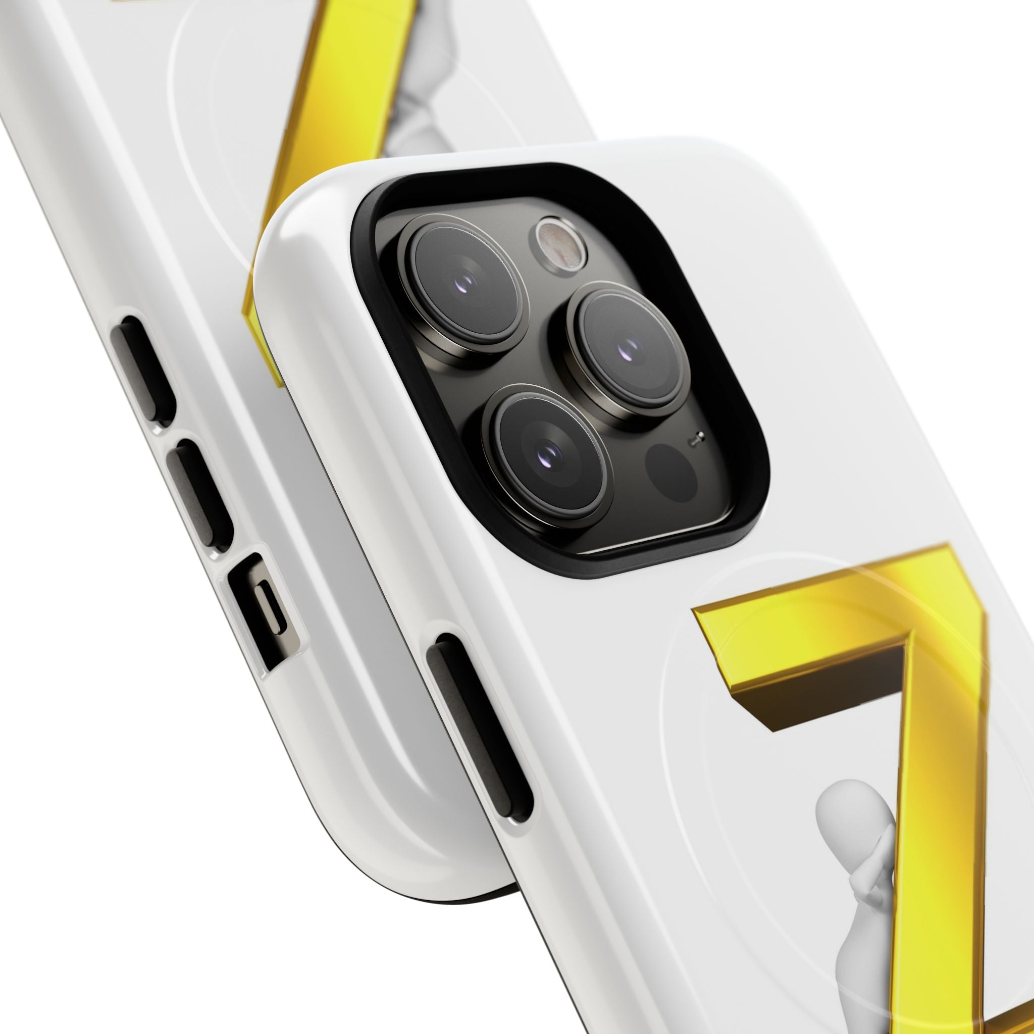Gold 3D Letter Z Phone Case | Tough Magnetic Case