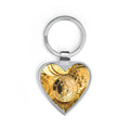 Bitcoin Coin Heart Keychain | Crypto Jewelry, Bitcoin Symbol Keyring