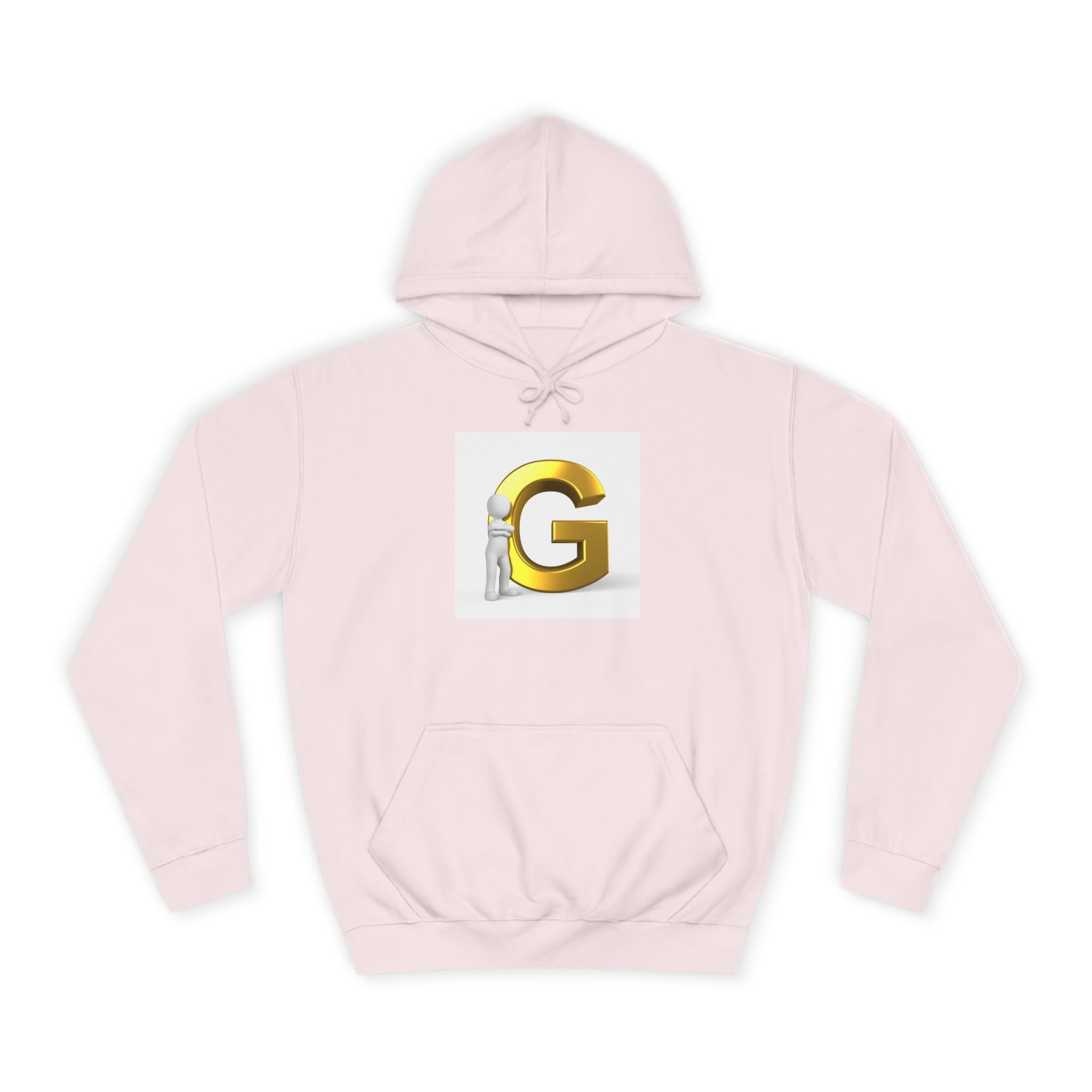 Gold Letter G Hoodie | Initial G Monogram sweatshirt