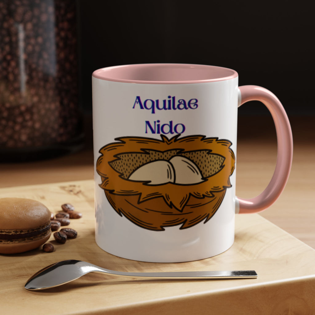 Mug illustré Nid d'Aquilae | Mug à Anse Colorée 11 oz 15 oz