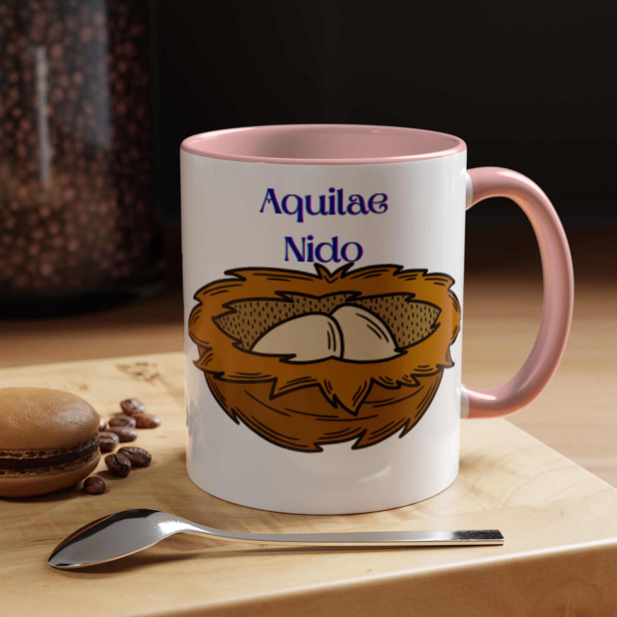 Mug illustré Nid d'Aquilae | Mug à Anse Colorée 11 oz 15 oz