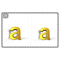 3D Gold Letter A design Tablet Folio Case | alphabet monogram sleeve
