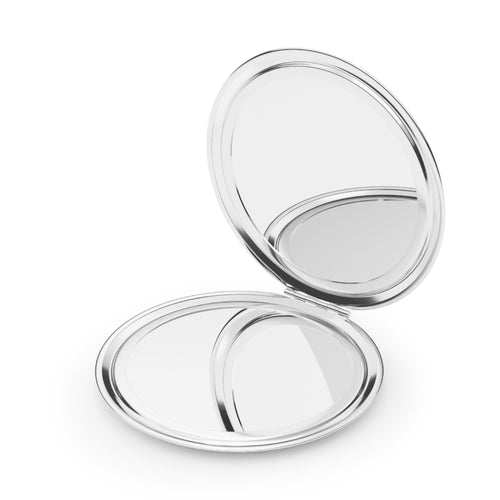 Miroir de Poche Compact Lettre Q Or 3D | Miroir de Poche Monogramme Initiales