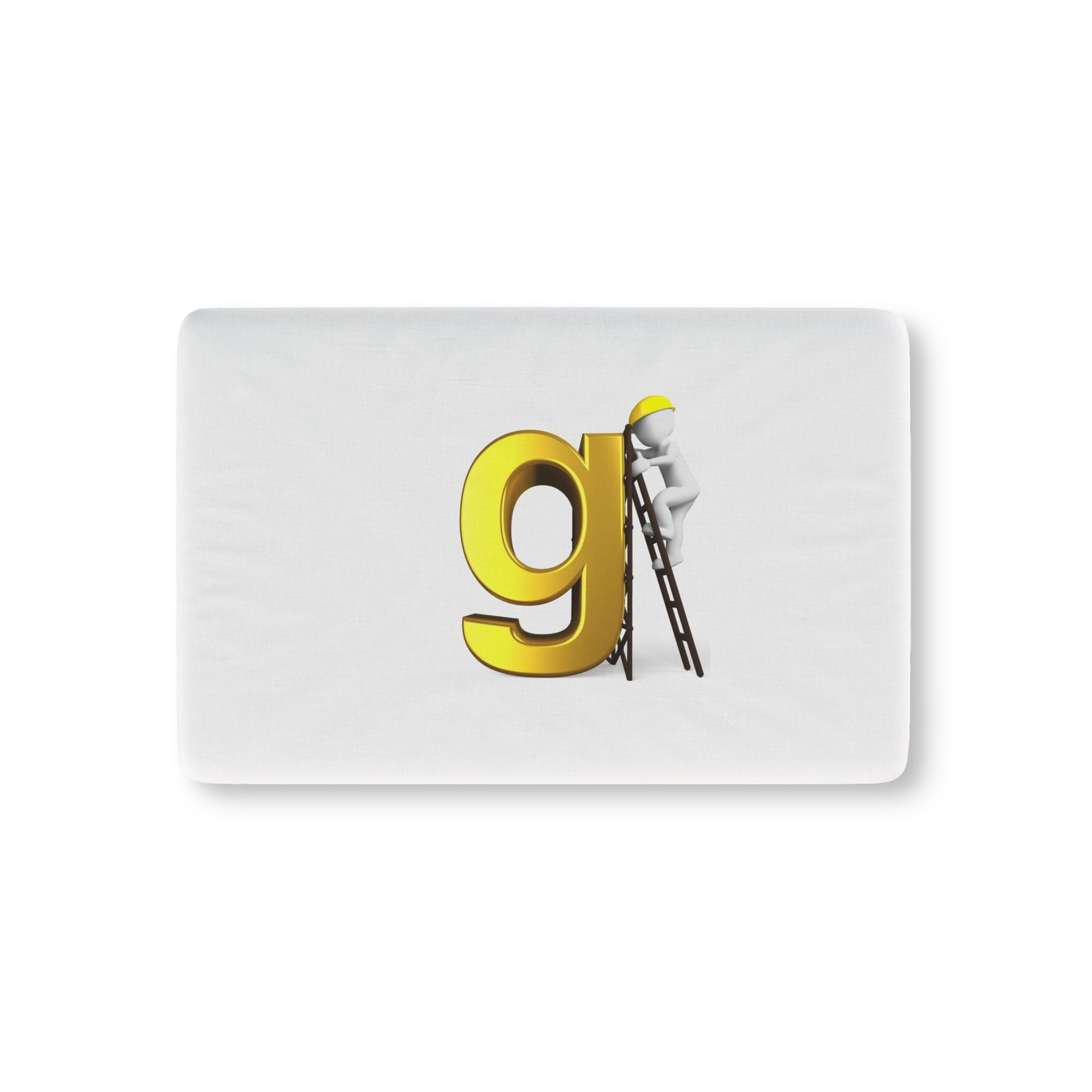 Yellow Letter G with Ladder Baby Fitted Crib Sheet