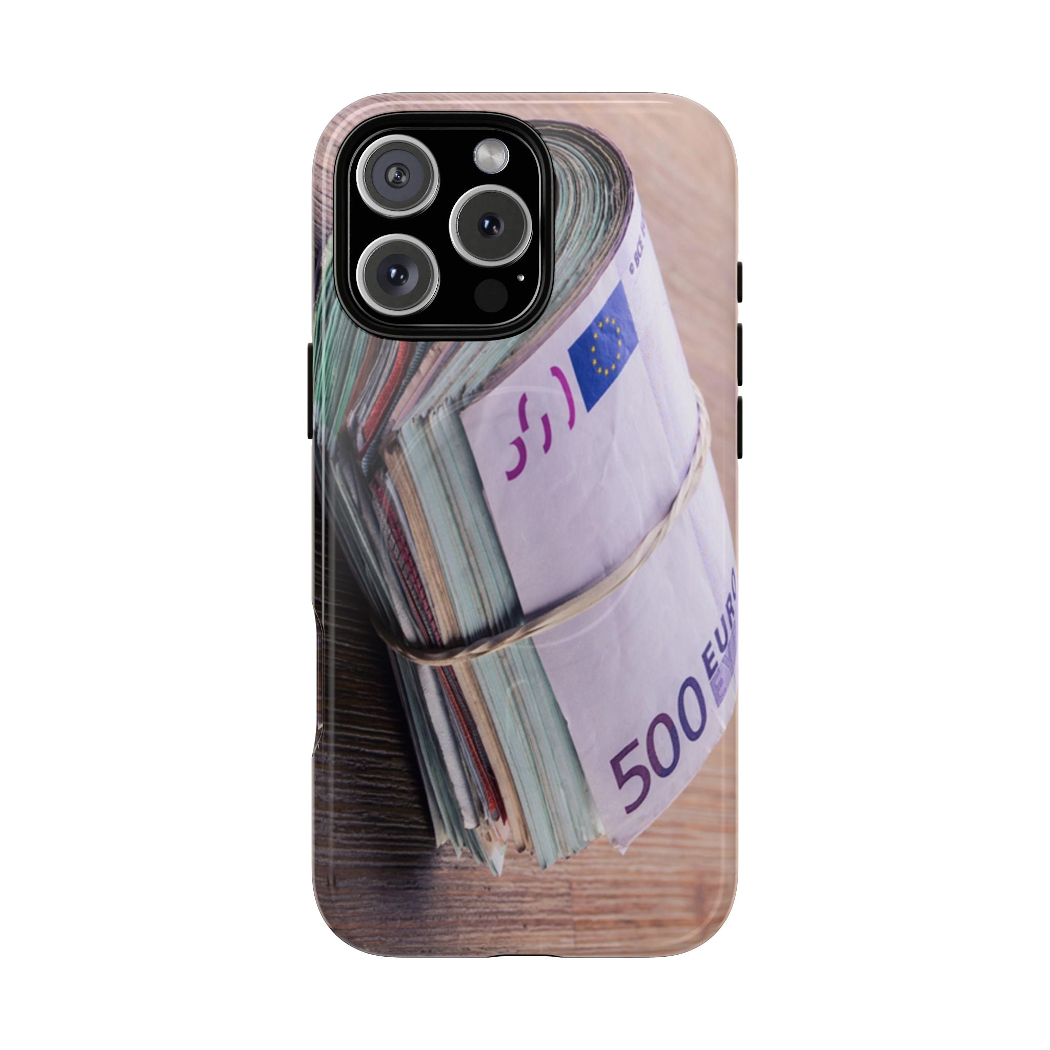 Coque de téléphone liasses de billets en euros | Coque iPhone rouleau de billets, Imprimé argent