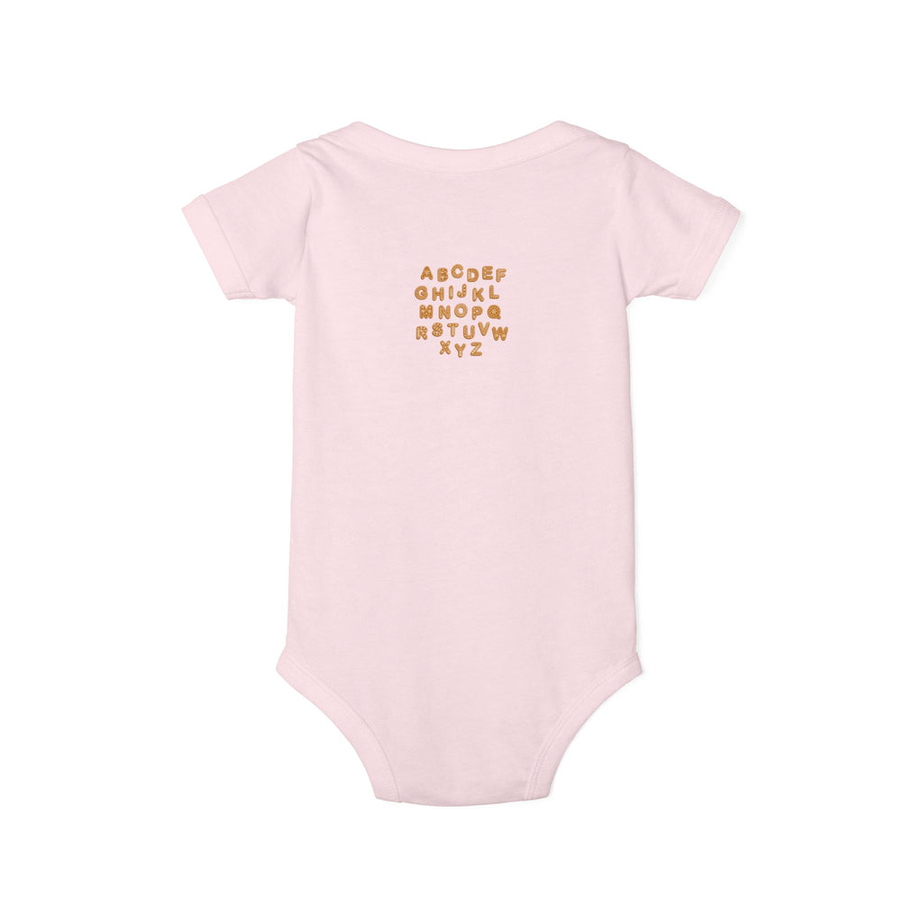 Handwritten Alphabet Infant Onesie | Baby Bodysuit