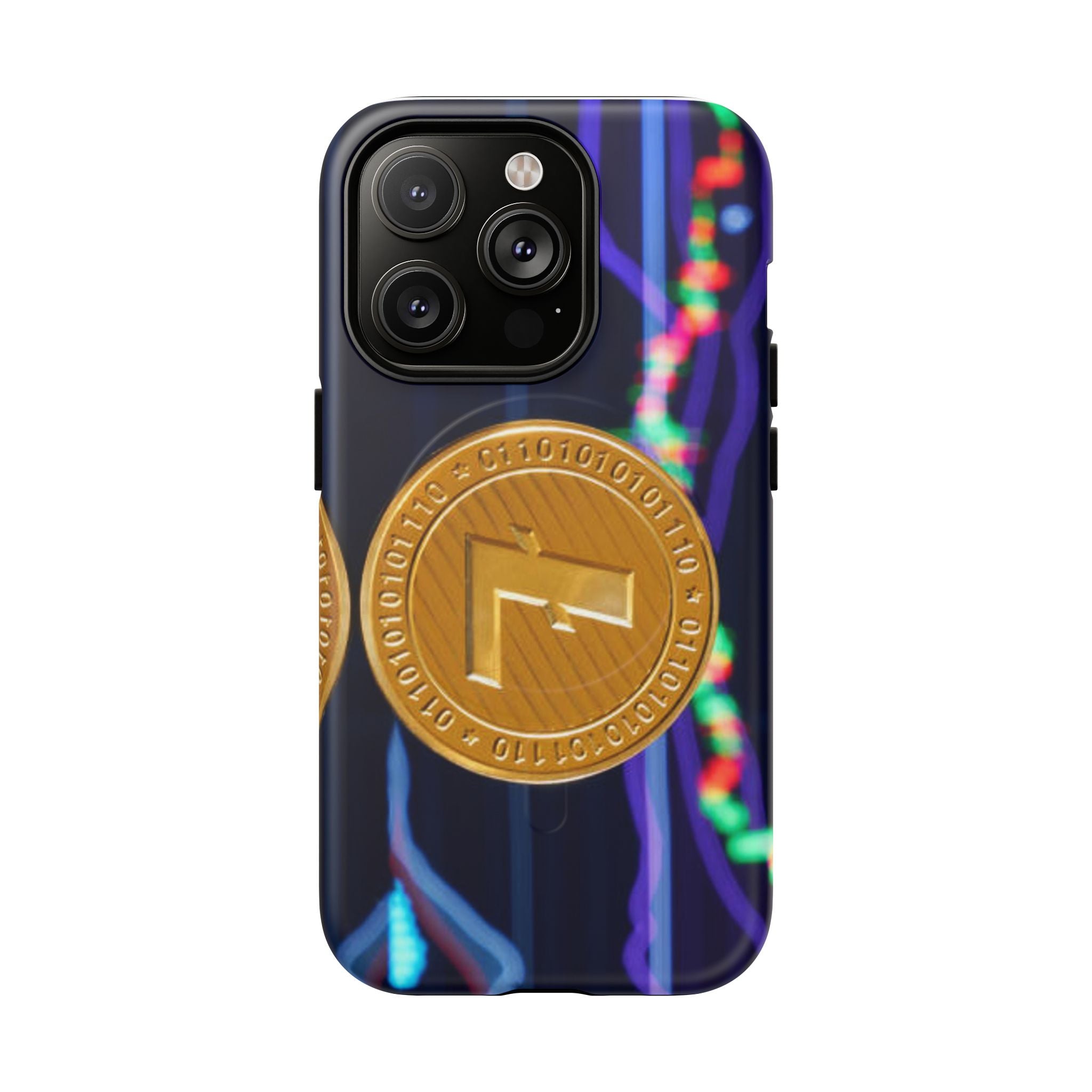Coque de téléphone Litecoin Crypto Coin | Coque magnétique résistante, design Blockchain